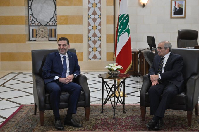 بالصور لقاء الحريري وسلام