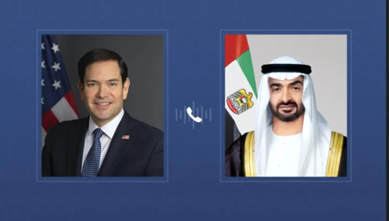 اتصال بين بن زايد ووزير الخارجية الأميركي: بحث بالتطورات الإقليمية والدولية ومستجدات الشرق الأوسط