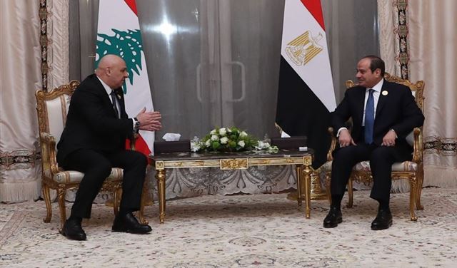 لقاء بين الرئيس عون والسيسي… “ابنِ لبنان نحن معك”!