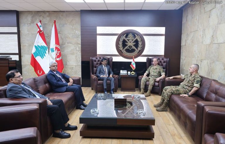 استقبالات العماد قائد الجيش