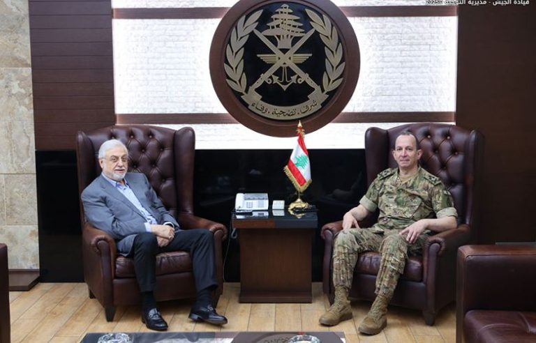 استقبالات العماد قائد الجيش