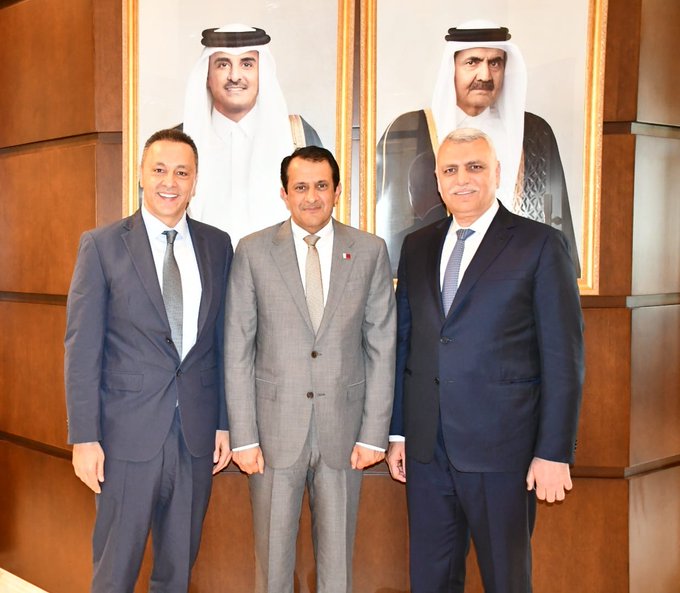 سفير دولة قطر استقبل اللواء شقير و بري