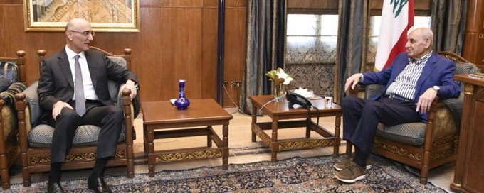 الرئيس بري تابع الأوضاع العامة لاسيما الأمنية منها خلال لقائه وزير الداخلية والبلديات