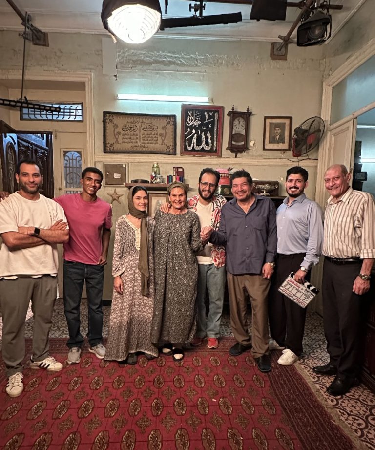 أول صور من كواليس فيلم “بنات فاتن” تجمع يسرا وهدى المفتى وباسم سمرة