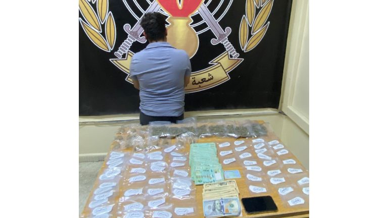 ينشط بتجارة وترويج المخدرات بين الدامور والأولي وشعبة المعلومات أوقفته وضبطت بحوزته كميّة منها