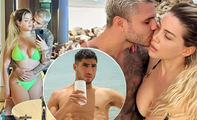 طليقة الارجنتيني ايكاردي تثير شكوكاً حول علاقتها بالمغربي اشرف حكيمي..