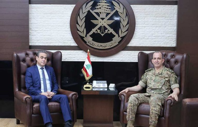 استقبالات العماد قائد الجيش