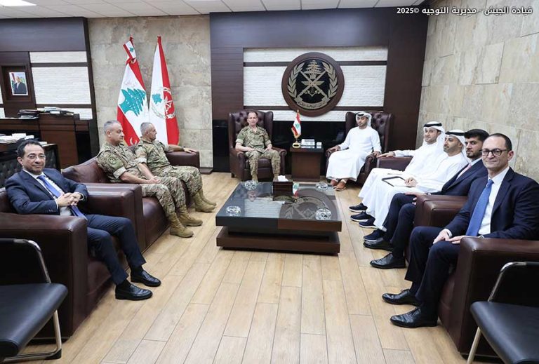 استقبالات العماد قائد الجيش