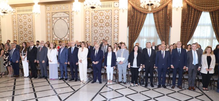 سلام رعى اطلاق مشروع “ادارة مخاطر حرائق الغابات في المناطق الطبيعية المعرضة للخطر في #لبنان”