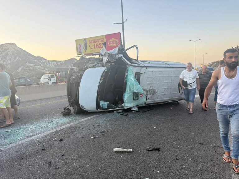 حادث سير مروّع على طريق نفق شكا باتجاه طرابلس