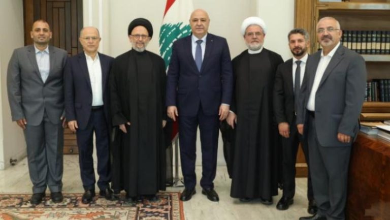 الرئيس عون استقبل العلامة علي فضل الله