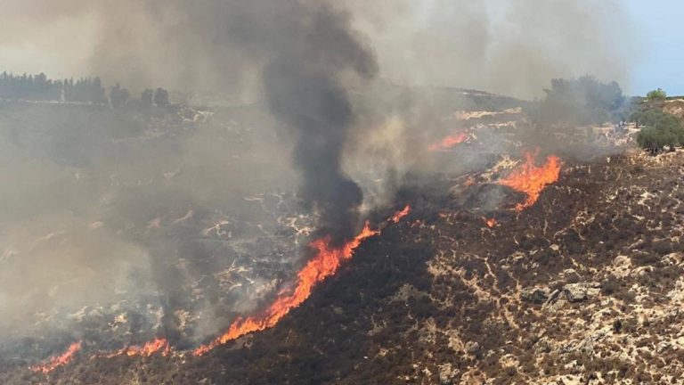 حريقٌ يُهدّد المنازل في هذه البلدة… ومناشدات