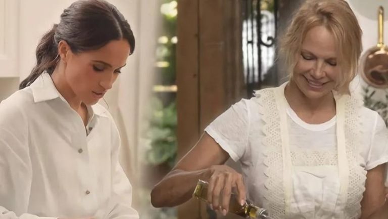 باميلا أندرسون تكسر صمتها بشأن تقليد ميغان ماركل لها