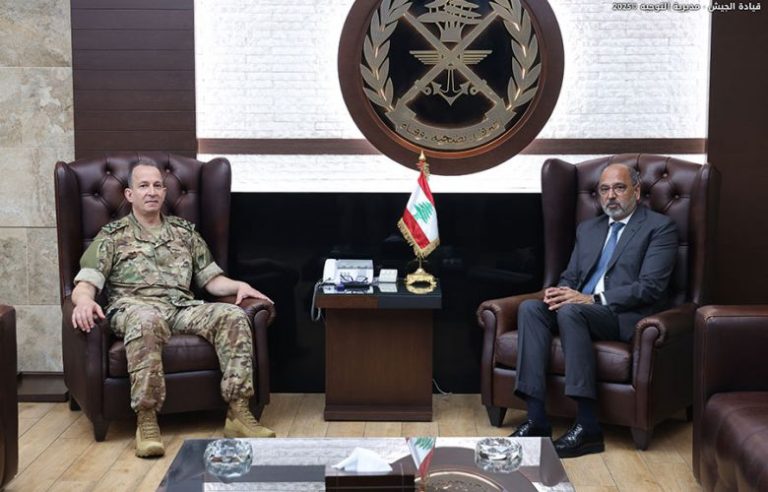 استقبالات العماد قائد الجيش