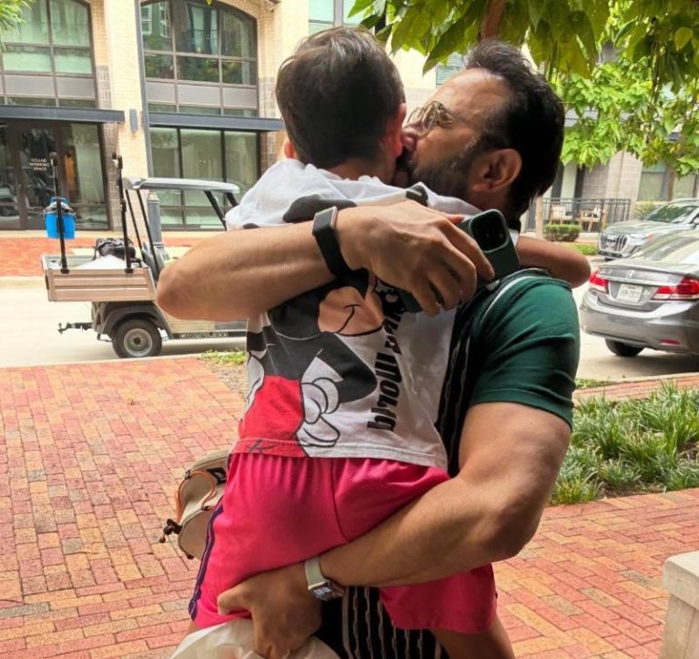 قصي خولي يشارك جمهوره لحظات مؤثرة مع ابنه