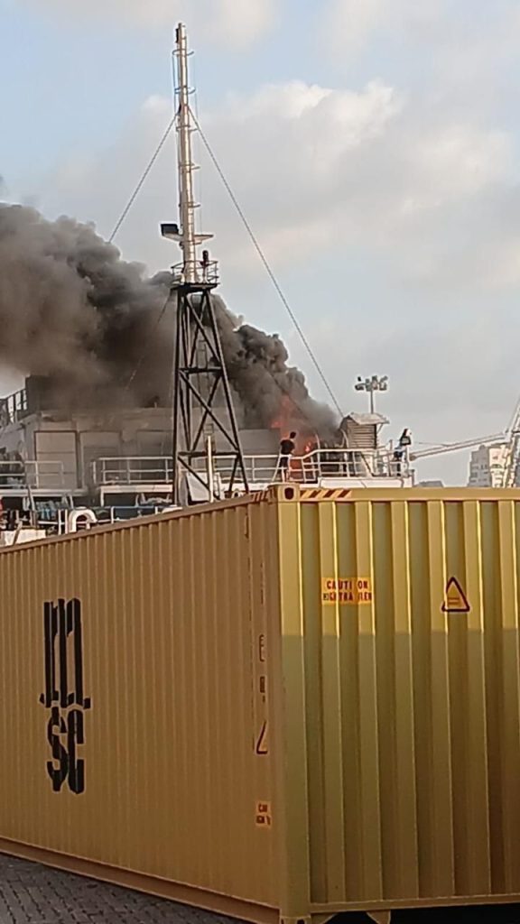 بعد الحريق في مرفأ بيروت…بيان يوضح!