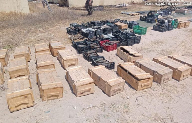 الجيش يستكمل تسلّم الأسلحة من المخيمات الفلسطينية في جنوب الليطاني