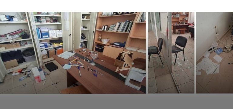 تعرض المركز الزراعي في البترون للتخريب