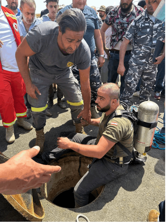 بالصور- ميتة مروعة…3 عمال قضوا اختناقاً داخل ريغار في المرج