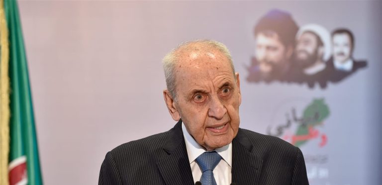بري: دماء اللبنانيين الذي يحملون الجنسية الأميركية برسم “من كان مجتمعاً في الناقورة”