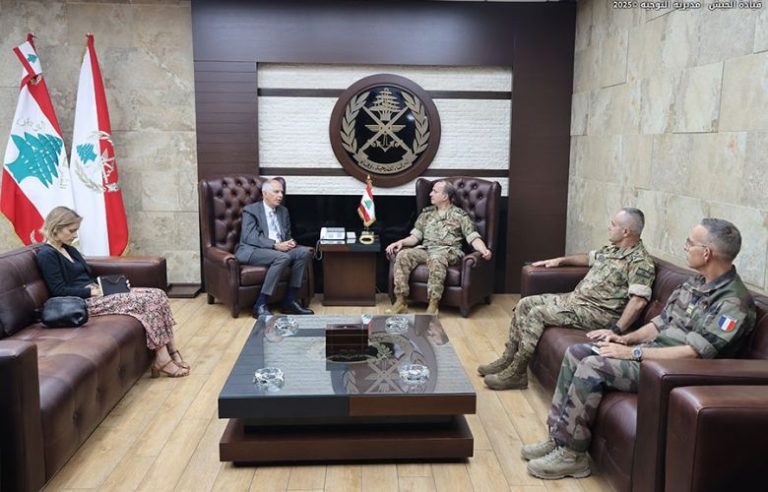 استقبالات العماد قائد الجيش