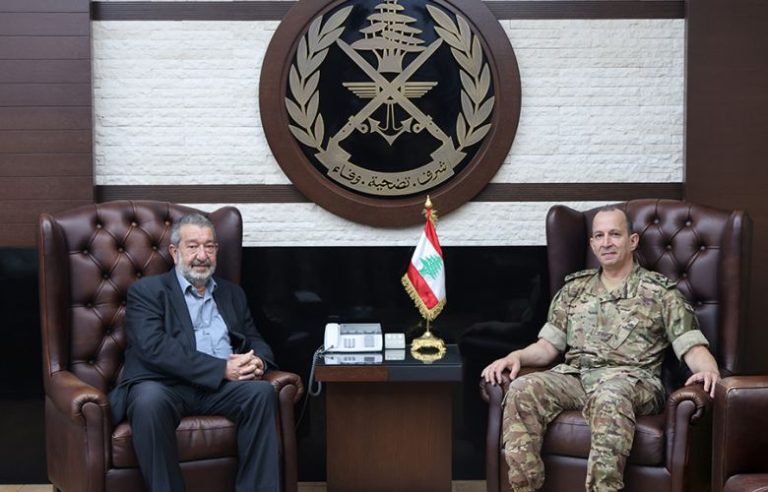 استقبالات العماد قائد الجيش