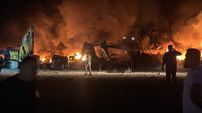 الجيش الاسرائيلي يزعم استهداف موقع لحزب الله جنوبًا