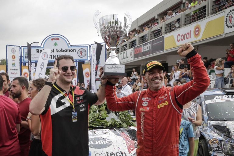 روجيه فغالي بطل رالي لبنان للمرة الـ18 على متن Toyota GR Yaris Rally 2