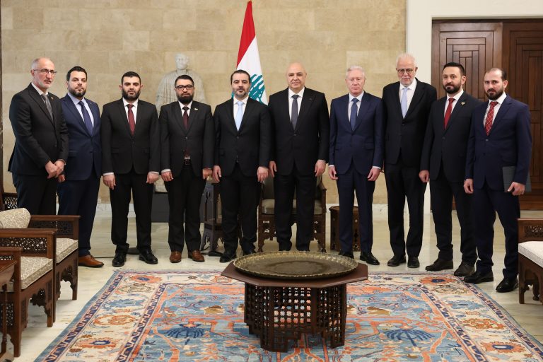 رئيس الجمهورية استقبل وزيري الخارجية والعدل السوريين