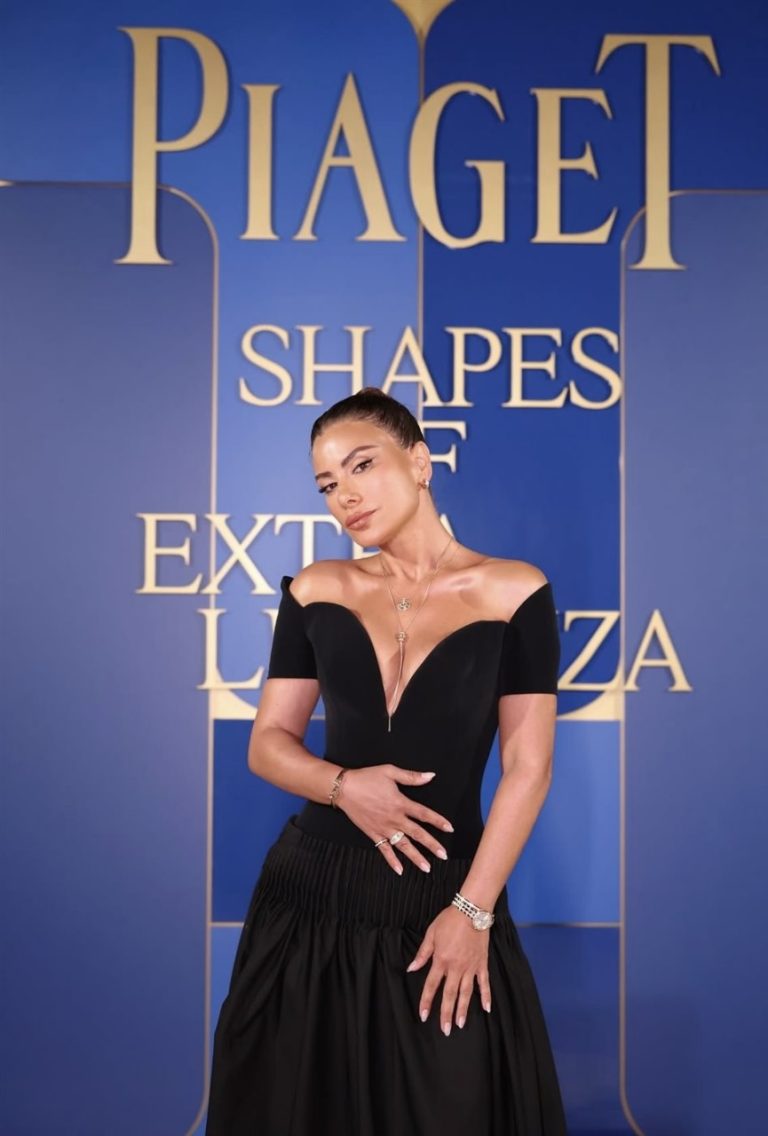 صبا مبارك تتألق بإطلالة سوداء ساحرة من جورج حبيقة في حفل Piaget