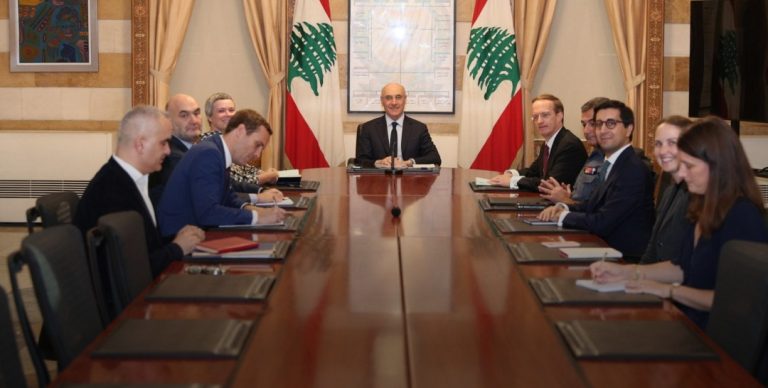 وزير الداخلية استقبل وفدا أوروبيا وبحث مع افرام في ملفات إنمائية وخدماتية