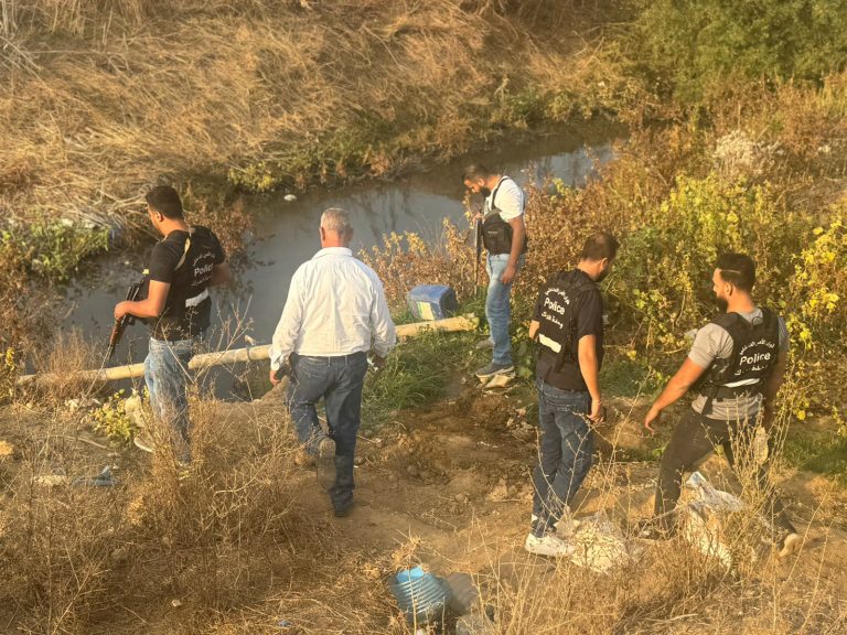 مفرزة استقصاء البقاع توقف شخصَين استخدما مياه آسنة لري المزروعات