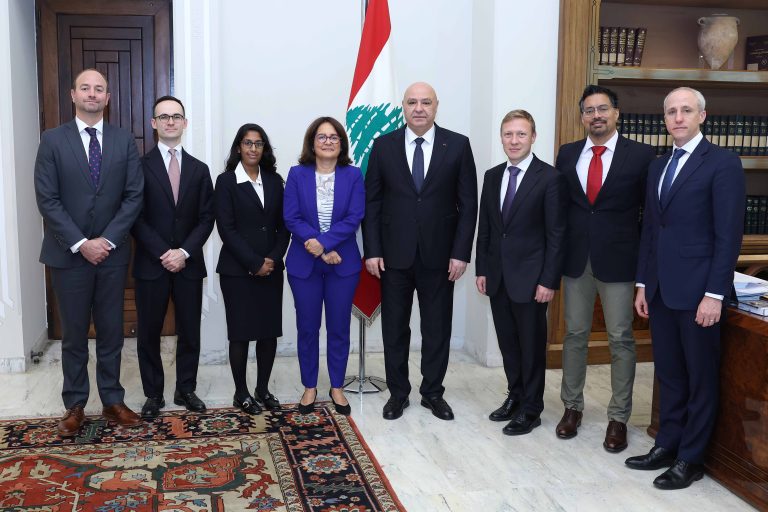 رئيس الجمهورية شدد امام وفد مجموعة Jefferies على الفرصة المتاحة للاستثمار وعلى اهمية المؤتمرات الدولية والإقليمية التي تعقد في لبنان