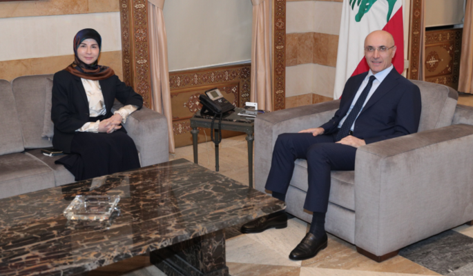 وزير الداخلية عرض مع بيلينغ ملف النازحين السوريين وبحث في ملفات إنمائية مع عز الدين