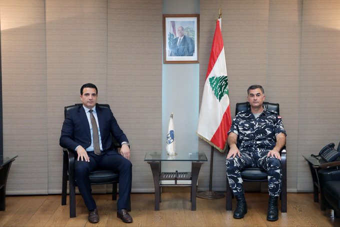 مطر زار مدير قوى الأمن الداخلي وبحث الأوضاع الأمنية في لبنان