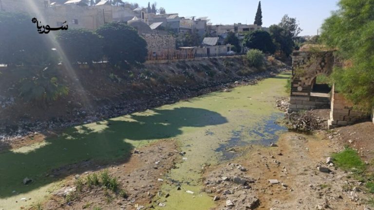 بالفيديو نهر العاصي يجف لأول مرة في تاريخه