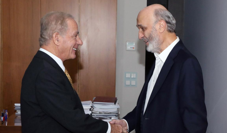 جعجع التقى السفير عيسى على مدى ساعتين والمستجدات السياسيّة على المستويين اللبناني والإقليمي محور اللقاء