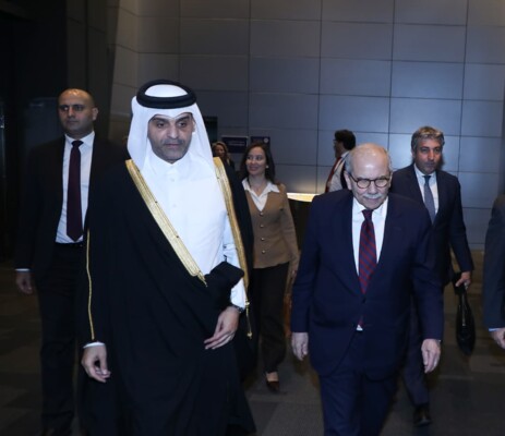 سلام وصل إلى قطر للمشاركة في منتدى الدوحة