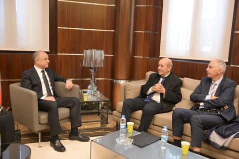 بوصعب استقبل لودريان وماغرو وتم مناقشة الاوضاع الراهنة والتهديدات