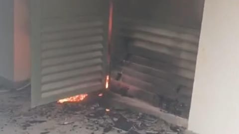 حريق داخل مدرسة السانت تريز- أميون