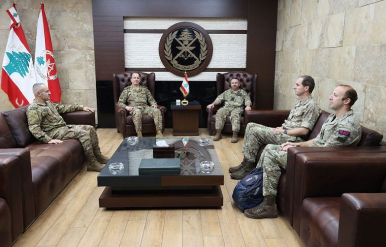 هيكل استقبل كبير مستشاري وزارة الدفاع البريطانية لشؤون الشرق الأوسط وشمال أفريقيا وجرى مناقشة الأوضاع العامة في لبنان