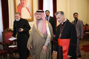 سفير المملكة يزور البطريرك الراعي في بكركي