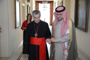 سفير المملكة يزور البطريرك الراعي في بكركي