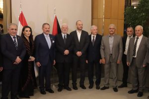 السفير الفلسطيني في حفل استقبال: نرفض تصريحات الحكومة الاسرائيلية المتطرفة