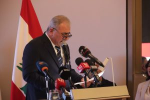 السفير الفلسطيني في حفل استقبال: نرفض تصريحات الحكومة الاسرائيلية المتطرفة