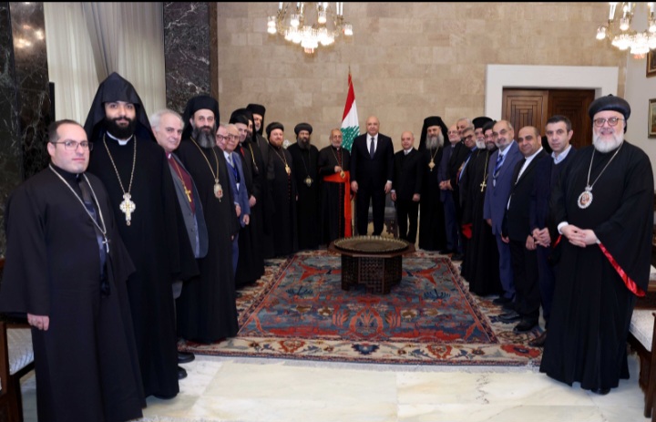 الرئيس عون عقد لقاءات متنوعة واستقبل مجلس “كنائس الشرق” وكرم ميشال افرام : لتوطيد الحضور المسيحي في الشرق ليكون فاعلا ومؤثرا وثابتا