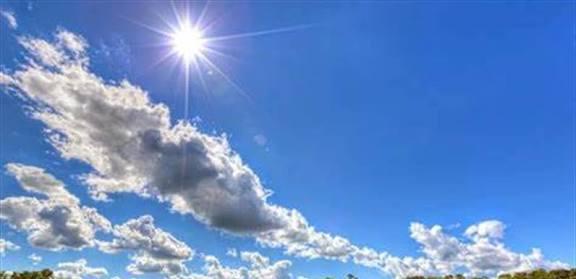 طقس نهاية الاسبوع مستقر مع ارتفاع بالحرارة